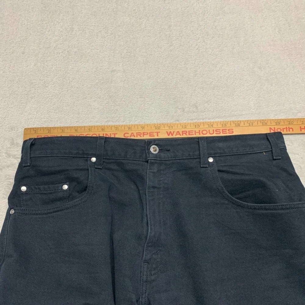 Vintage LEVI'S Y2K Men's 38x31 Black‎ Silver Tab Baggy Loose Denim Jeans Pants